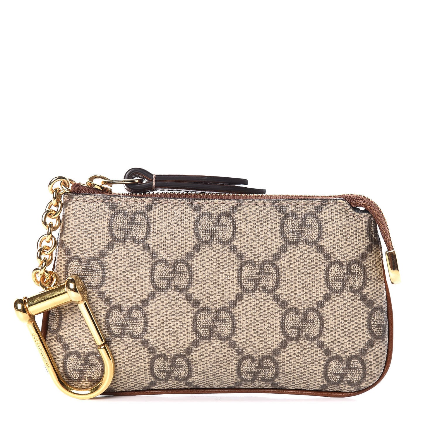 GG Supreme Monogram Key Case Brown