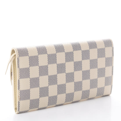 Louis Vuitton Damier Azur Emilie Wallet 2 of 5