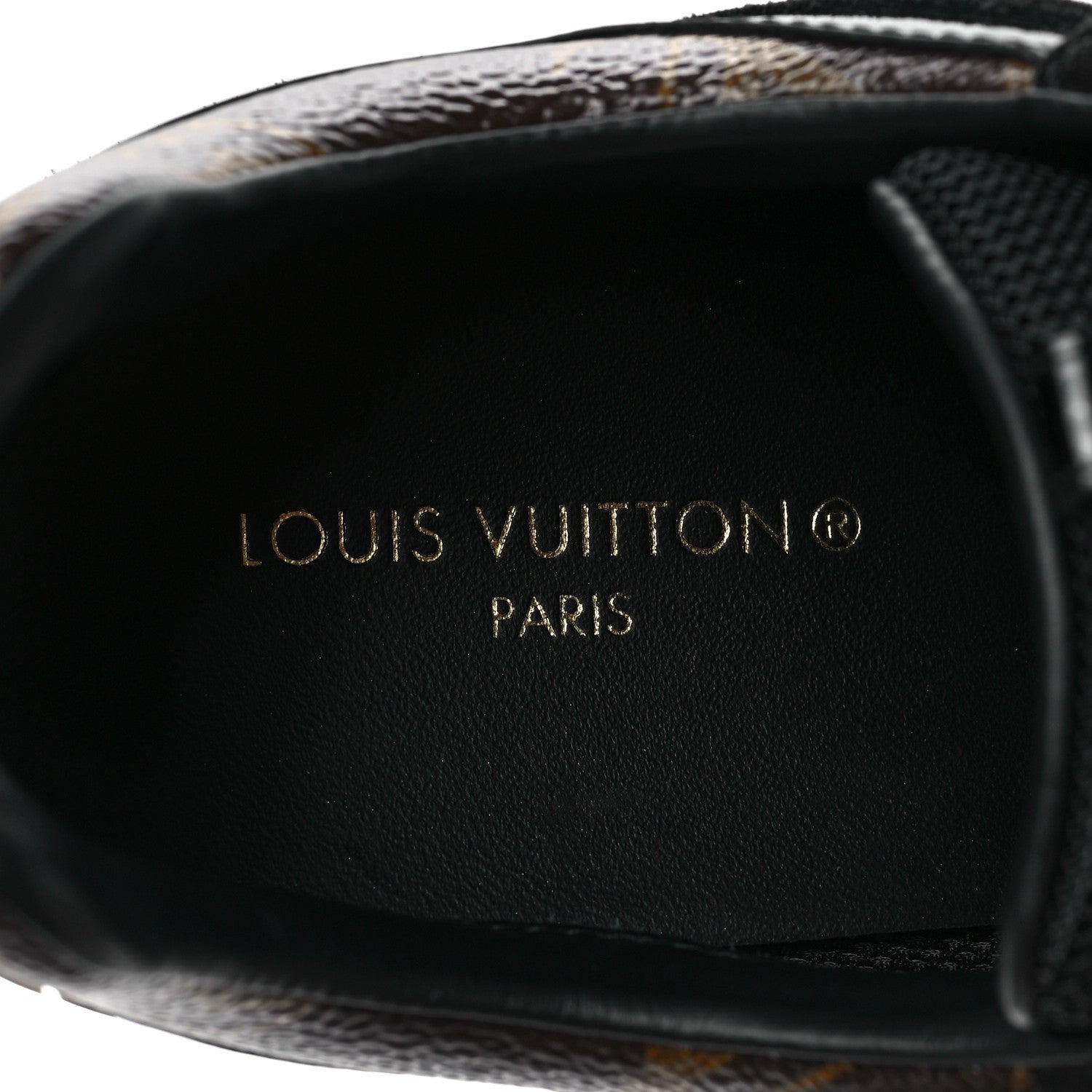 Louis Vuitton Suede Monogram Run Away Sneakers 36.5 Black 7 of 7