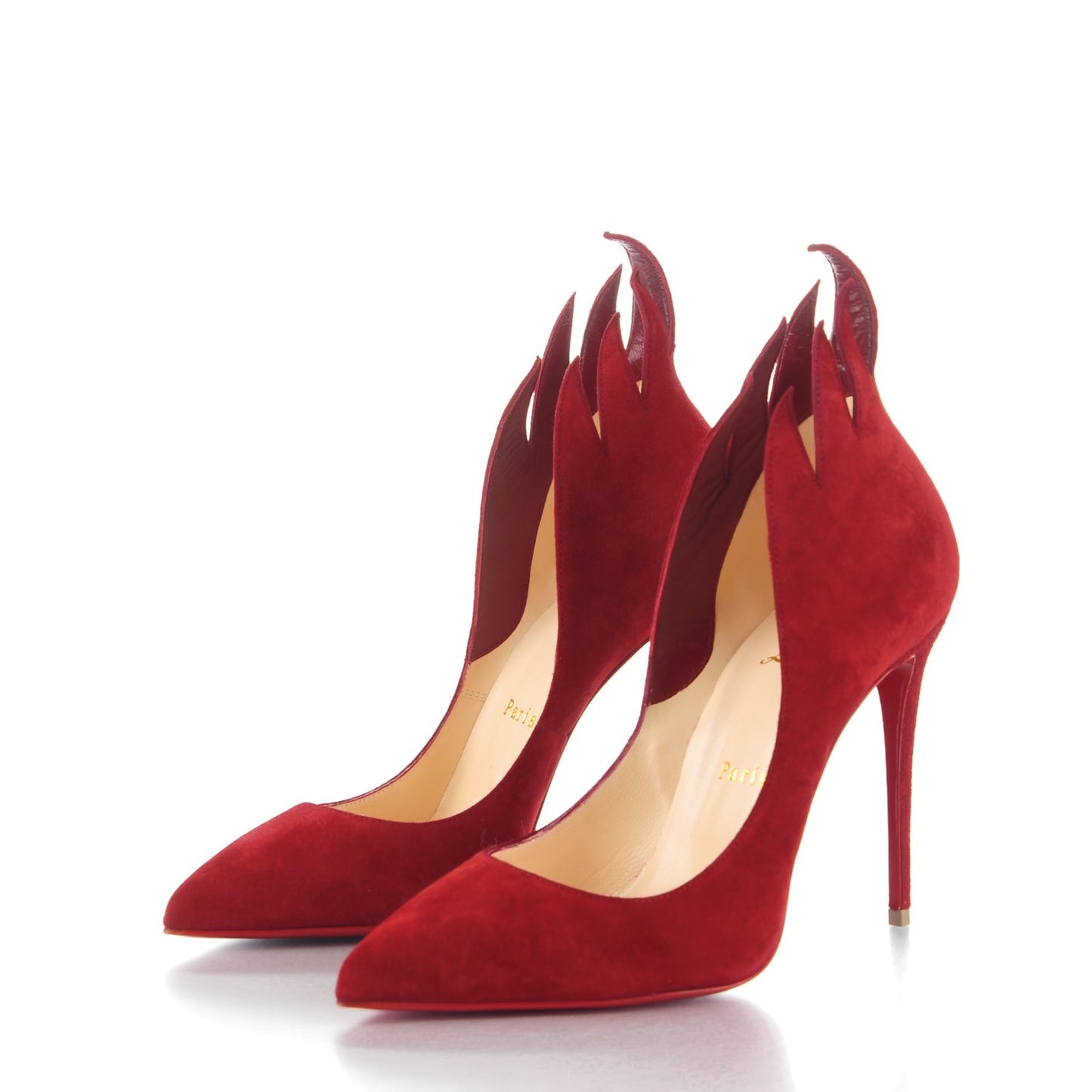 Suede Victorina 100 Pumps 37 Carmin