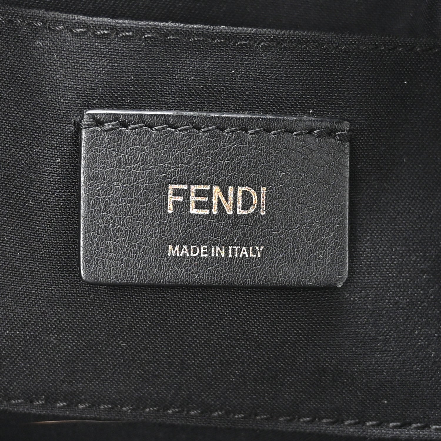 Fendi Vitello Century F is Fendi Bi-Color FF 1974 Embossed Camera Case Maya Black 6 of 10