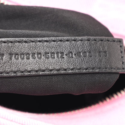 Balenciaga Denim BB Monogram Neo Cagole Handbag XS Pink 9 of 12