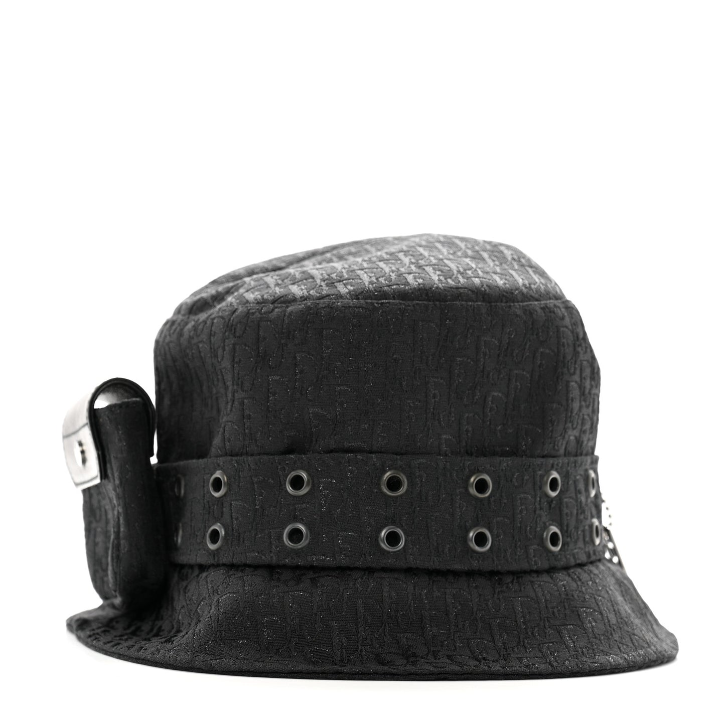 Polyester Cotton Monogram Trotter Bucket Hat 58 Black