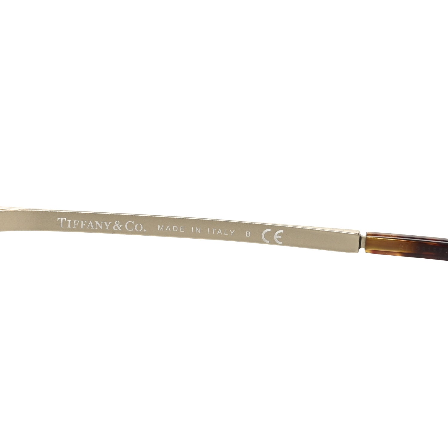 Tiffany Acetate Metal Cat Eye Sunglasses TF4166 Tortoise Blue 5 of 7