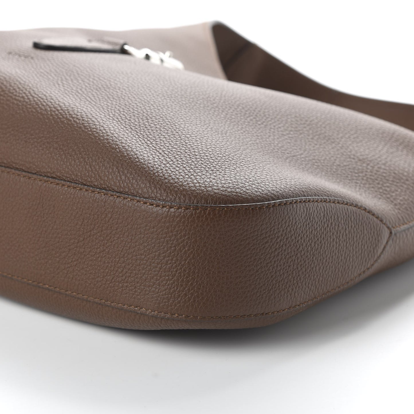 Soft Grained Calfskin Large Jackie Hobo Nut Brown