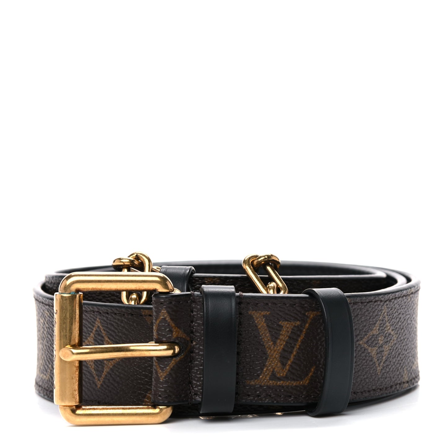 Monogram Signature 35 MM Chain Belt 100 40