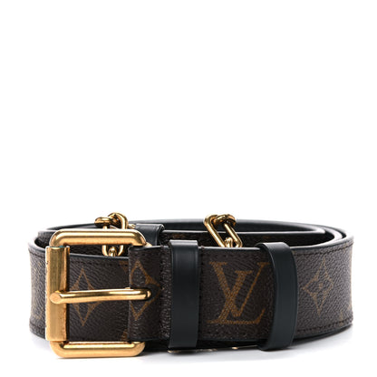 Louis Vuitton Monogram Signature 35 MM Chain Belt 100 40 2 of 11