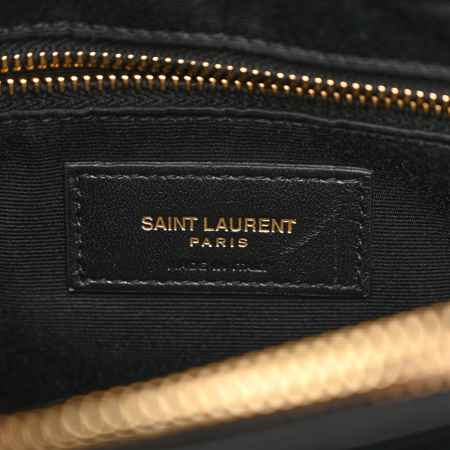 Saint Laurent Calfskin Y Quilted Monogram Medium Loulou Chain Satchel Black 6 of 15