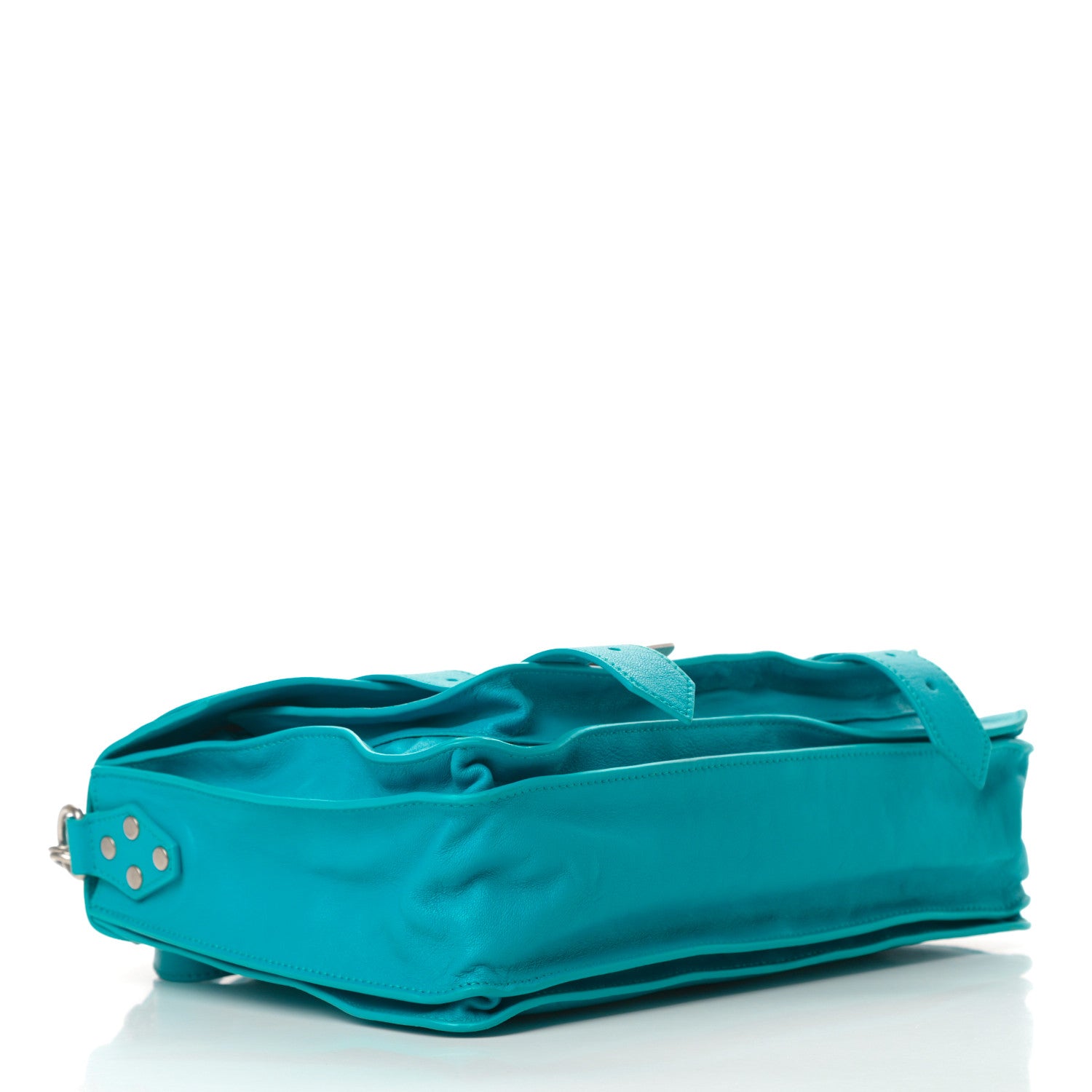 Proenza Schouler Lambskin Medium PS1 Satchel Turquoise 4 of 11