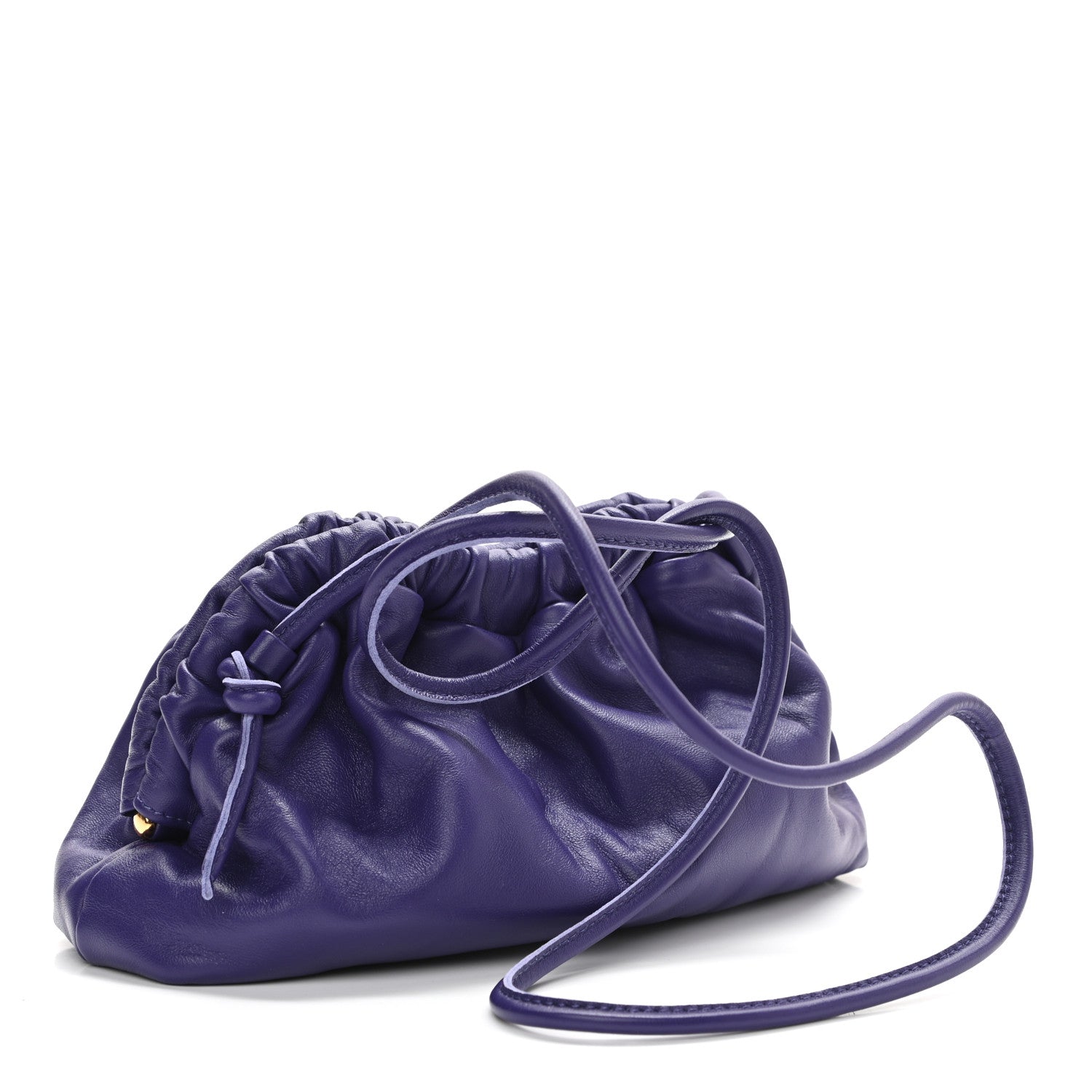 Mansur Gavriel Lambskin Mini Cloud Clutch Viola 3 of 9