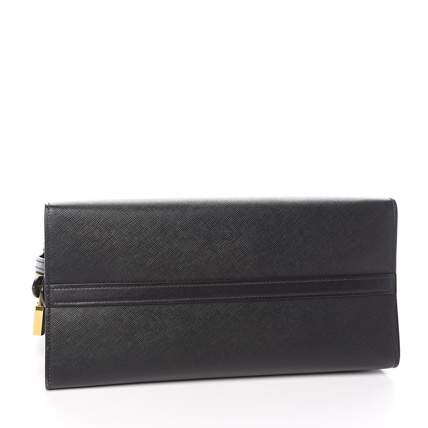 Saffiano City Calfskin Esplanade Tote Black