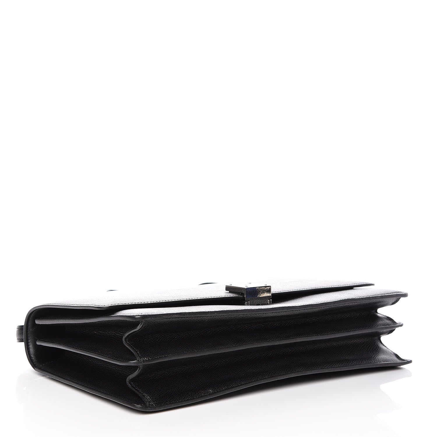 Celine Baby Grained Calfskin Medium Case Flap Black 4 of 10