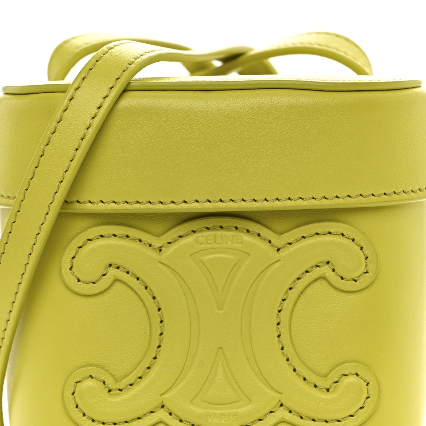 Smooth Calfskin Small Cuir Triomphe Box Anis