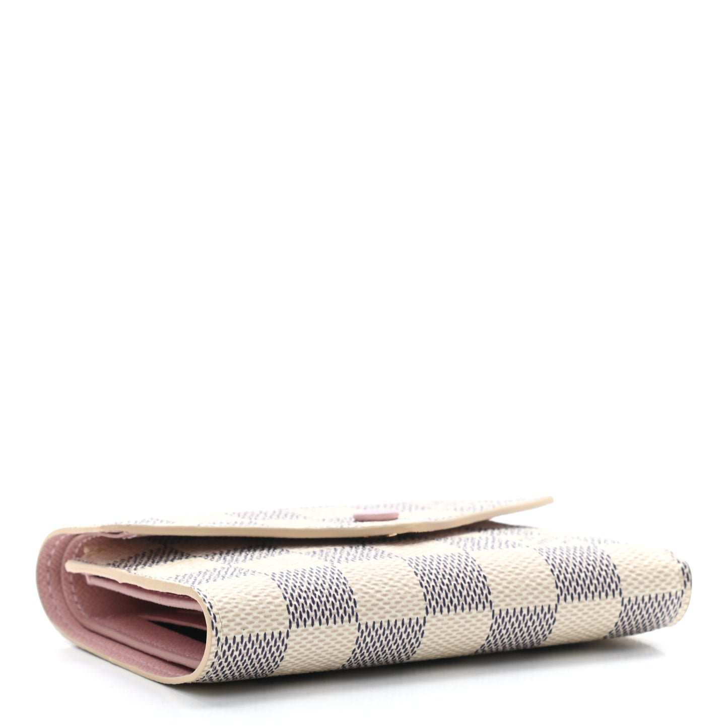 Damier Azur Victorine Wallet Rose Ballerine