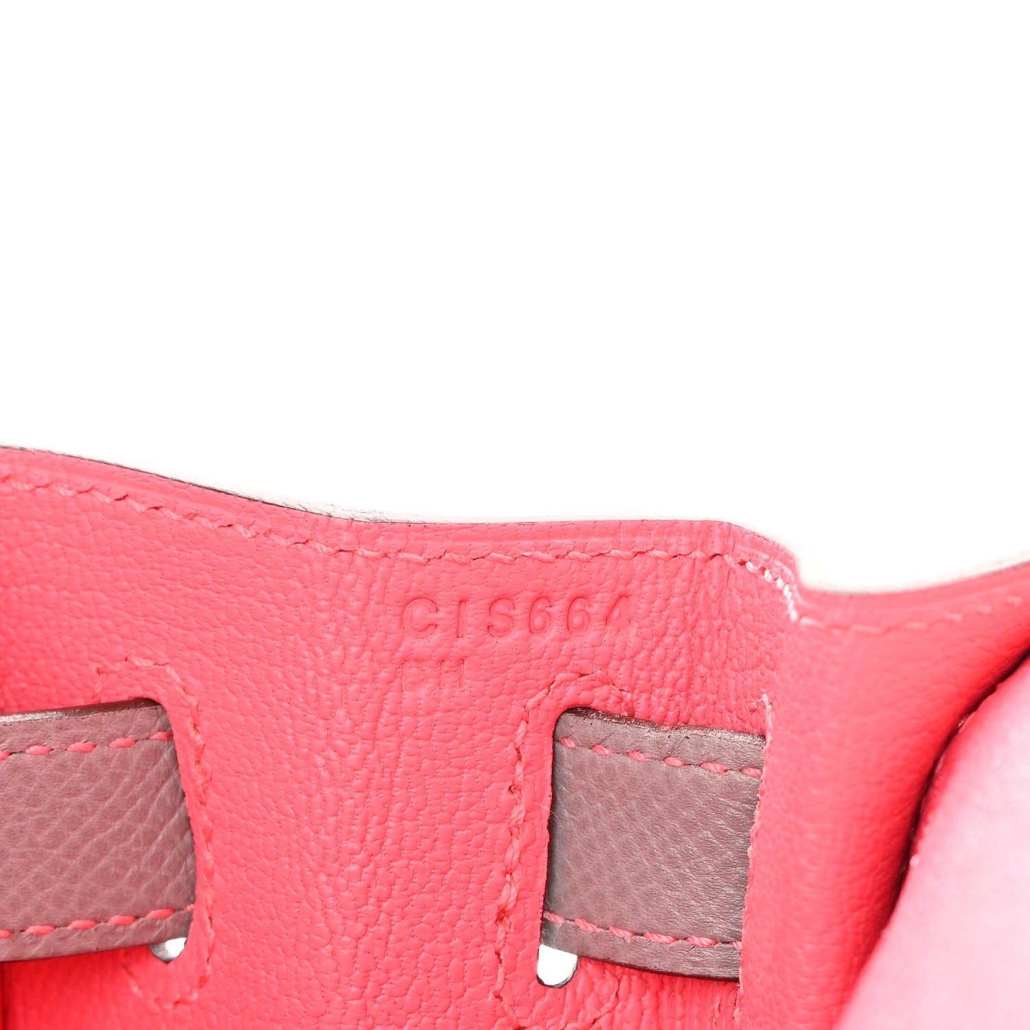 Hermes Epsom Horseshoe Kelly Sellier 28 Rose Azalee Gris Mouette 7 of 14