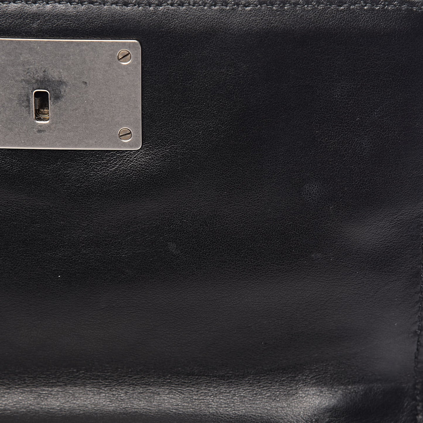 Nylon Calf Hair Leopard Print Crossbody Bag Black Sole