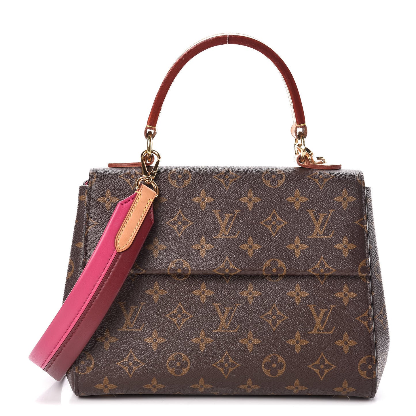 Monogram Cluny BB Bordeaux Fuchsia