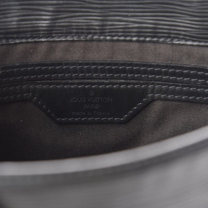 Louis Vuitton Epi Sac Plat PM Black 6 of 10
