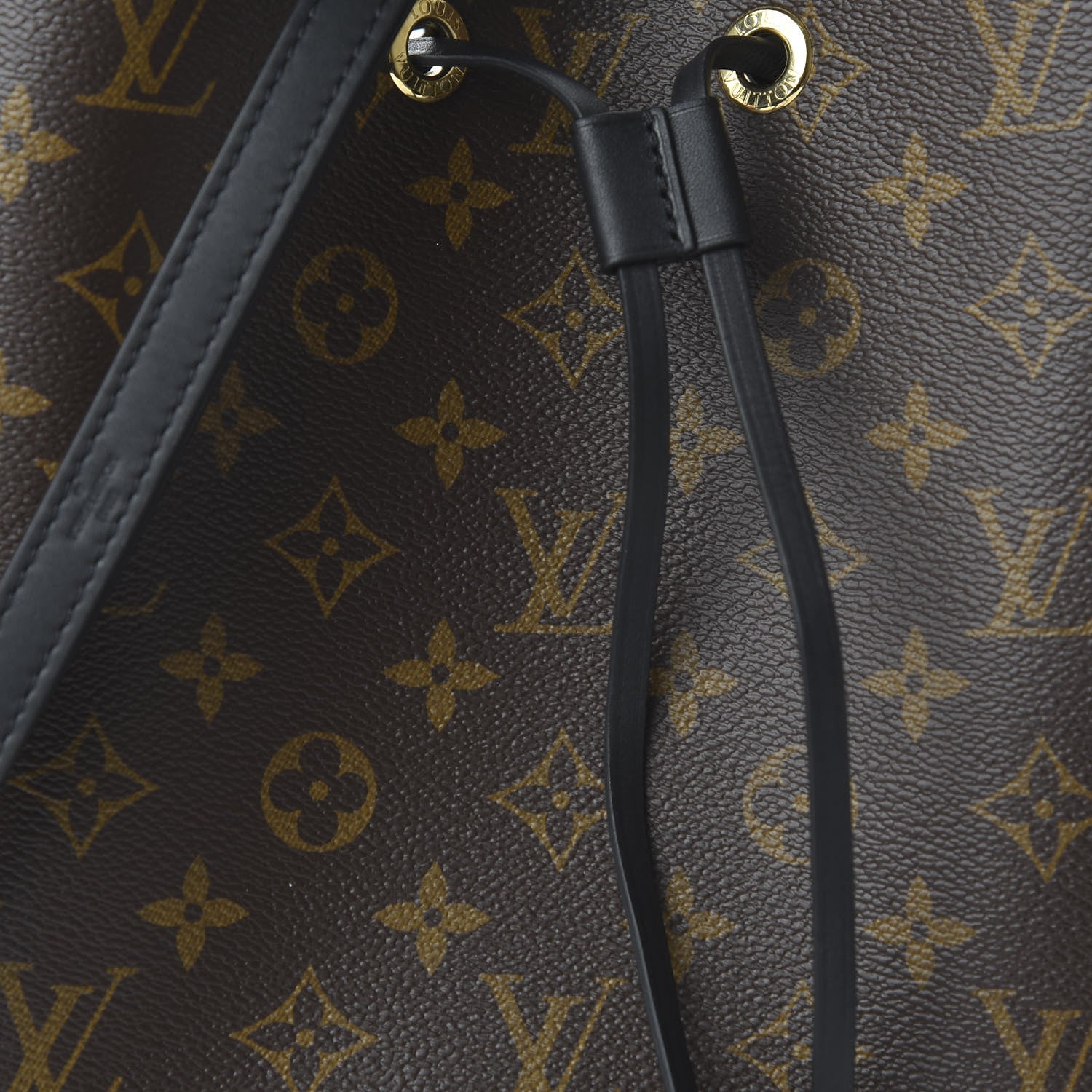 Louis Vuitton Monogram Neonoe MM Black 9 of 10