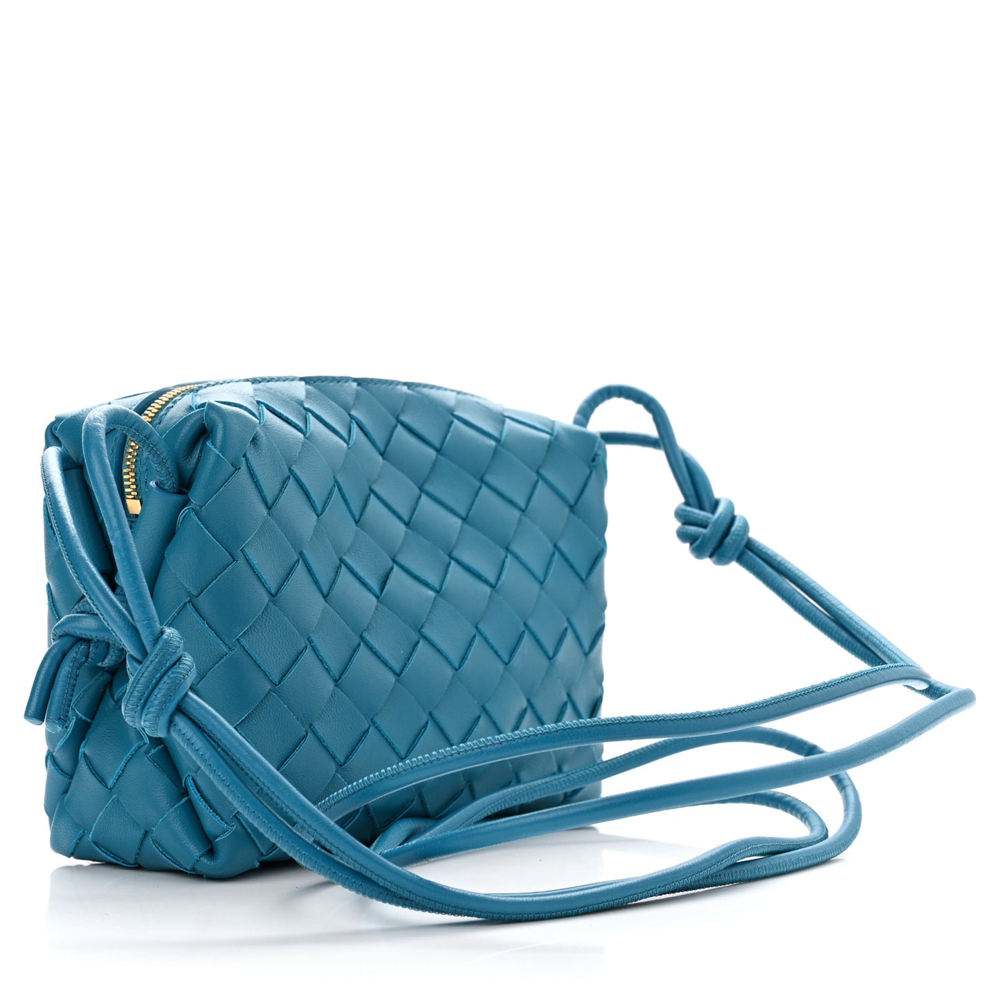 Nappa Intrecciato Mini Loop Camera Bag Blueprint