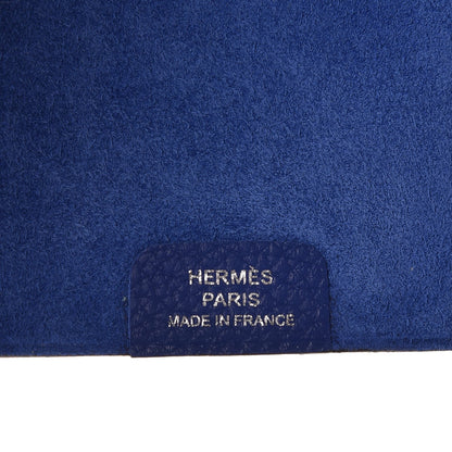 Hermes Togo Ulysse PM Notebook Cover Bleu Electrique 6 of 9