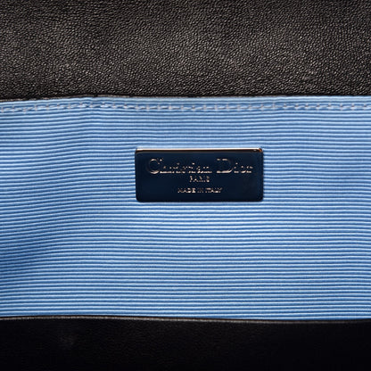 Christian Dior Lambskin Cannage Embellished Small Stardust Backpack Light Blue Black 6 of 6