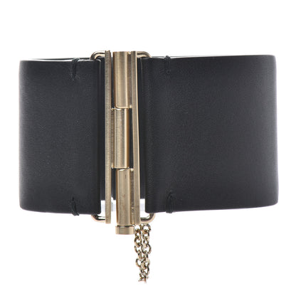 Chanel Calfskin CC Wide Cuff L Black 3 of 4
