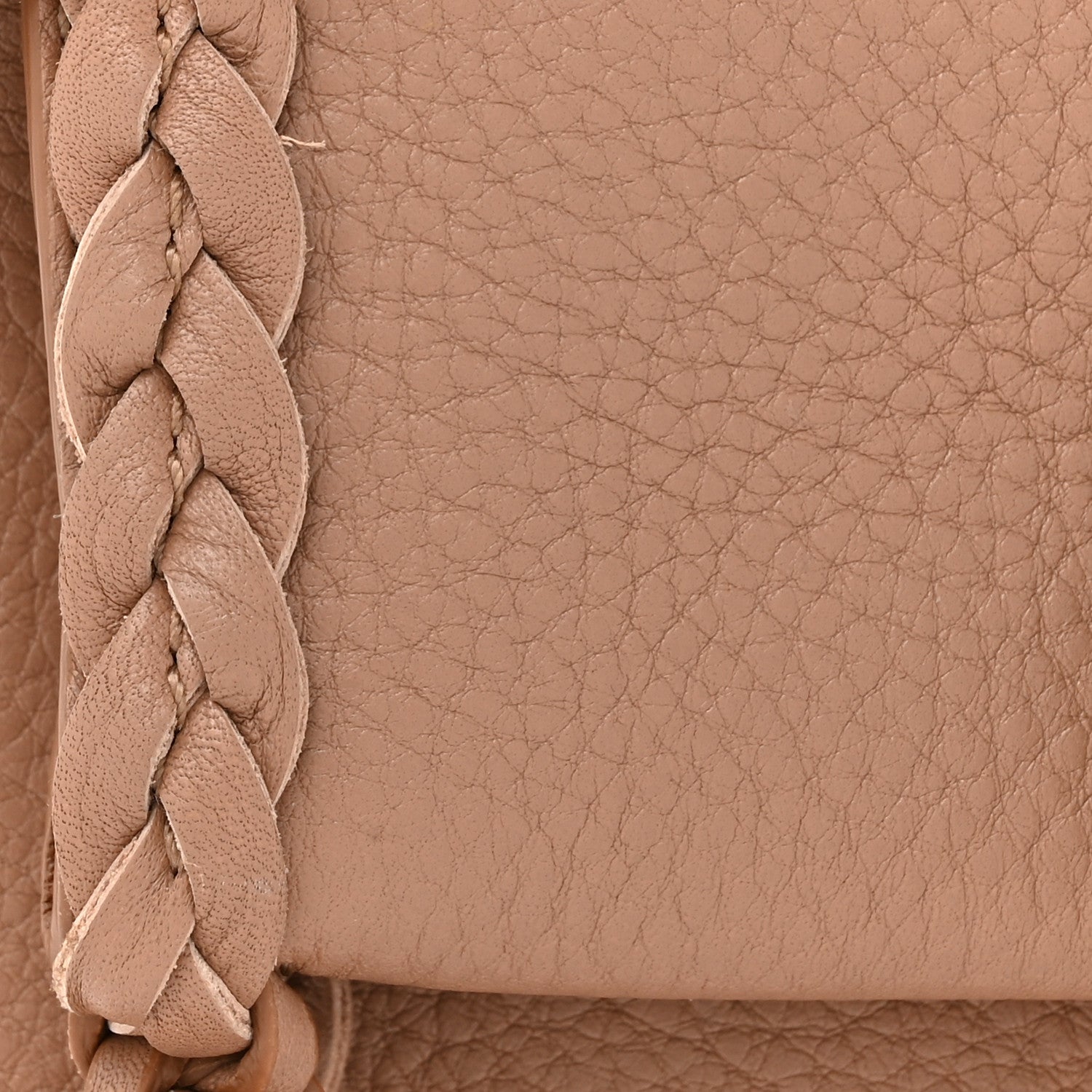 Chloe Grained Calfskin Mini Penelope Soft Shoulder Bag Woodrose 9 of 13