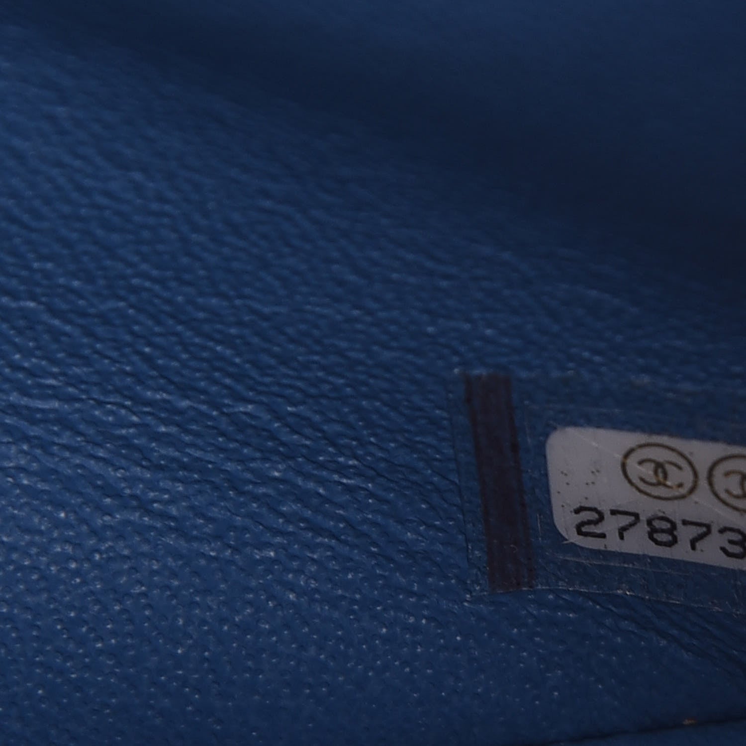 Chanel Lambskin Quilted Mini Square Flap Blue 9 of 10