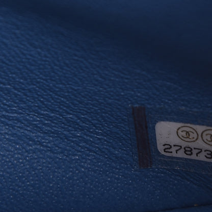 Chanel Lambskin Quilted Mini Square Flap Blue 9 of 10