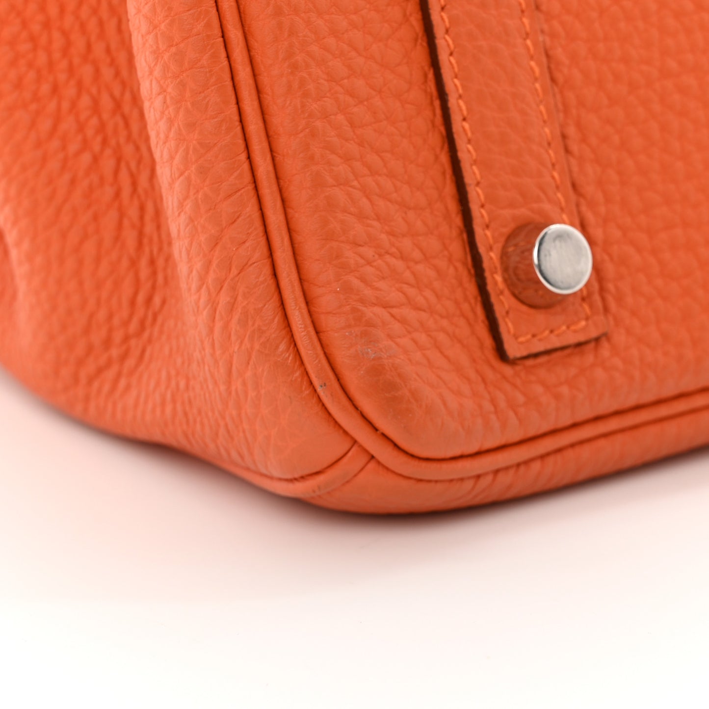 Taurillon Clemence Birkin 30 Orange