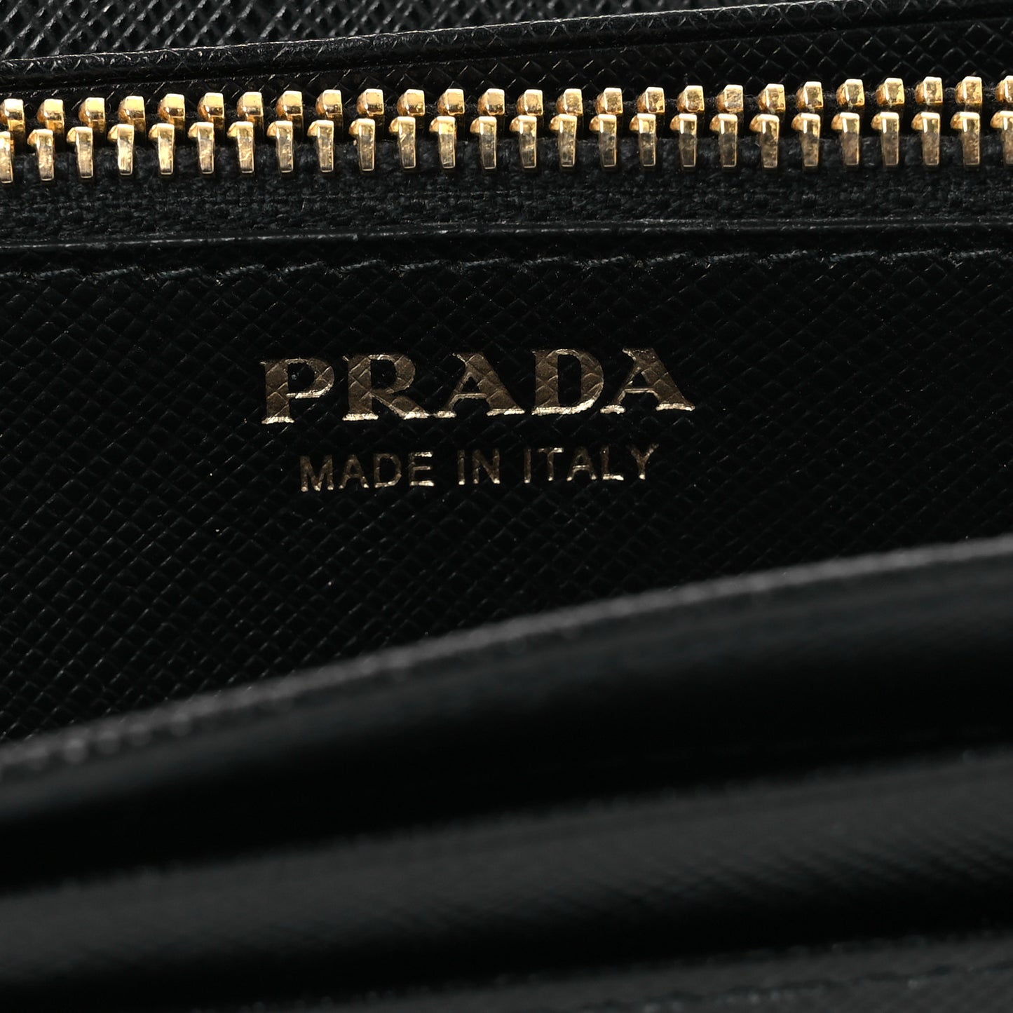 Saffiano Metal Continental Flap Wallet Black