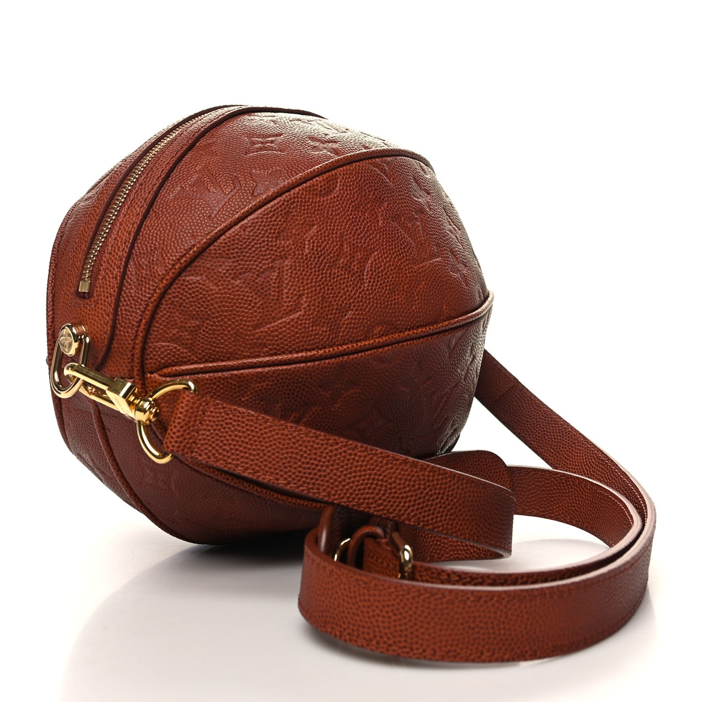 X NBA Monogram Ball in Basket Brick Orange