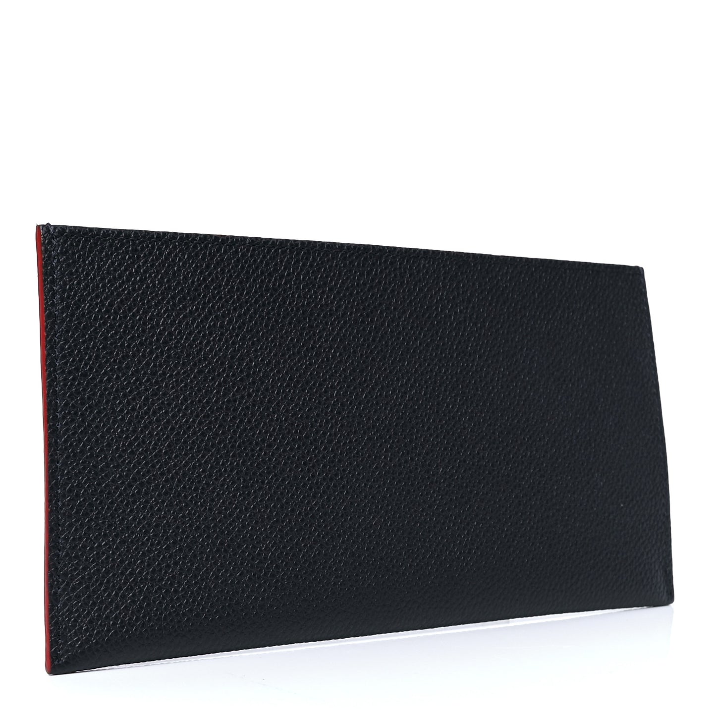 Calfskin Felicie Chain Wallet Card Holder Insert Marine Rouge