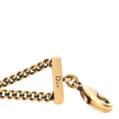 Christian Dior Metal J'Adior Choker Necklace Aged Gold 4 of 4