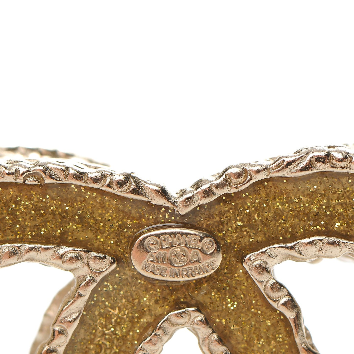 Pearl CC Brooch Light Gold