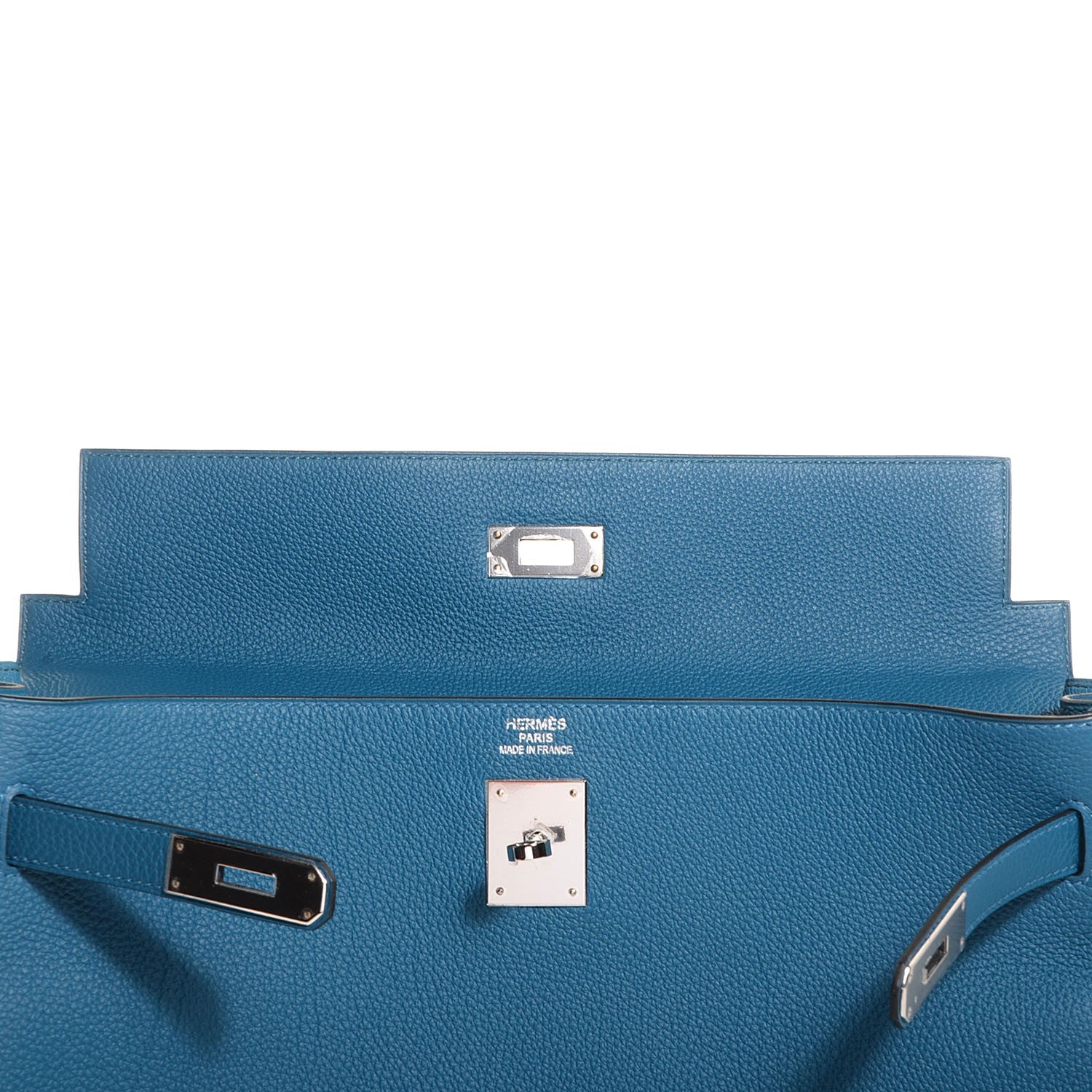 Hermes Togo Kelly Retourne 35 Bleu de Galice 11 of 24
