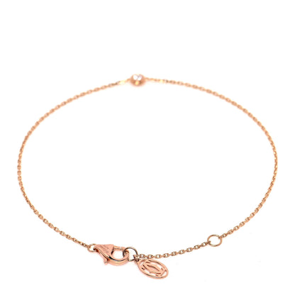 Cartier 18K Pink Gold Diamond XS D'Amour Bracelet 3 of 5