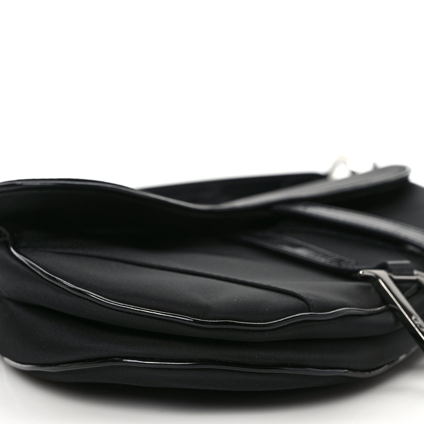 Nylon Saddle Bag Black