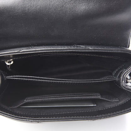 Saint Laurent Calfskin Y Quilted Monogram Toy Loulou Crossbody Bag Black 4 of 10