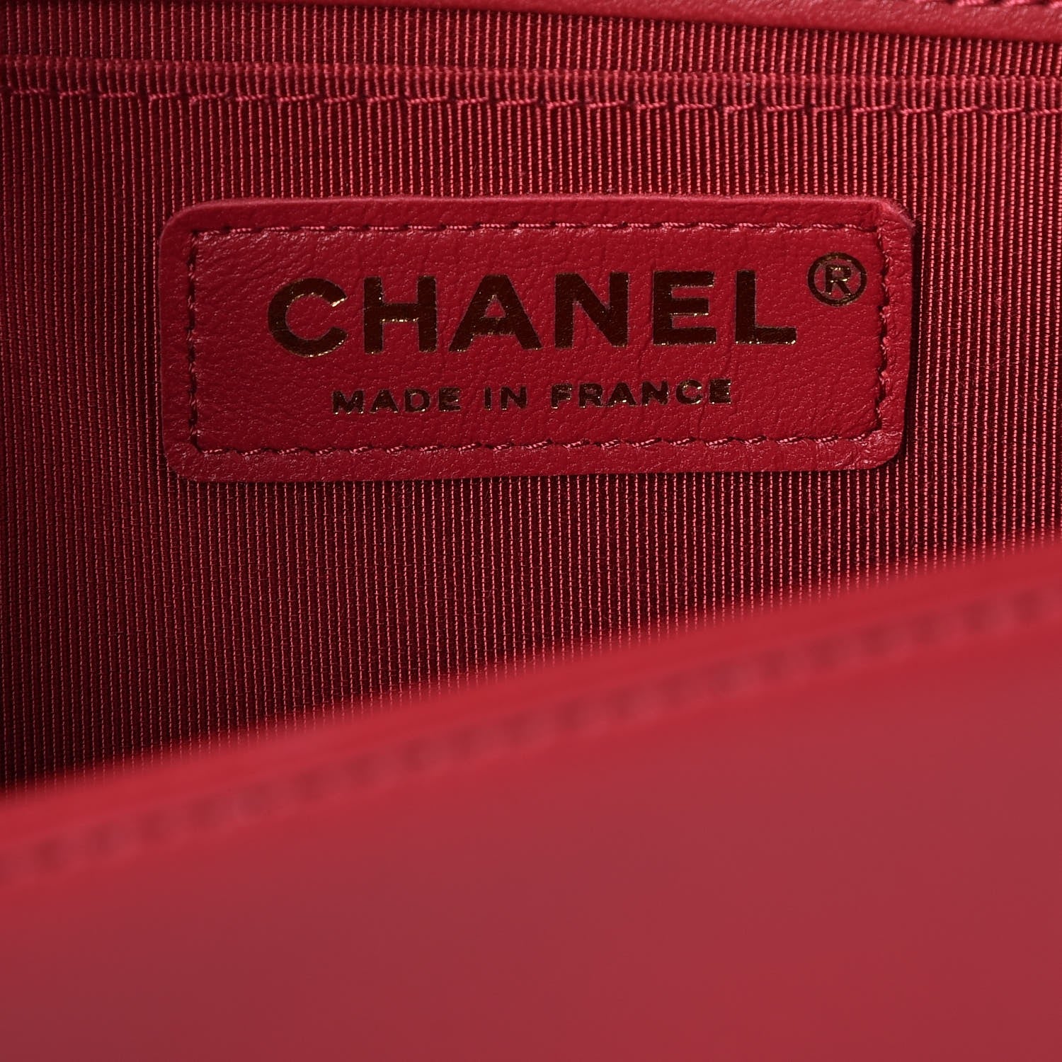 Chanel Lambskin Quilted Medium Boy Flap Red 6 of 8