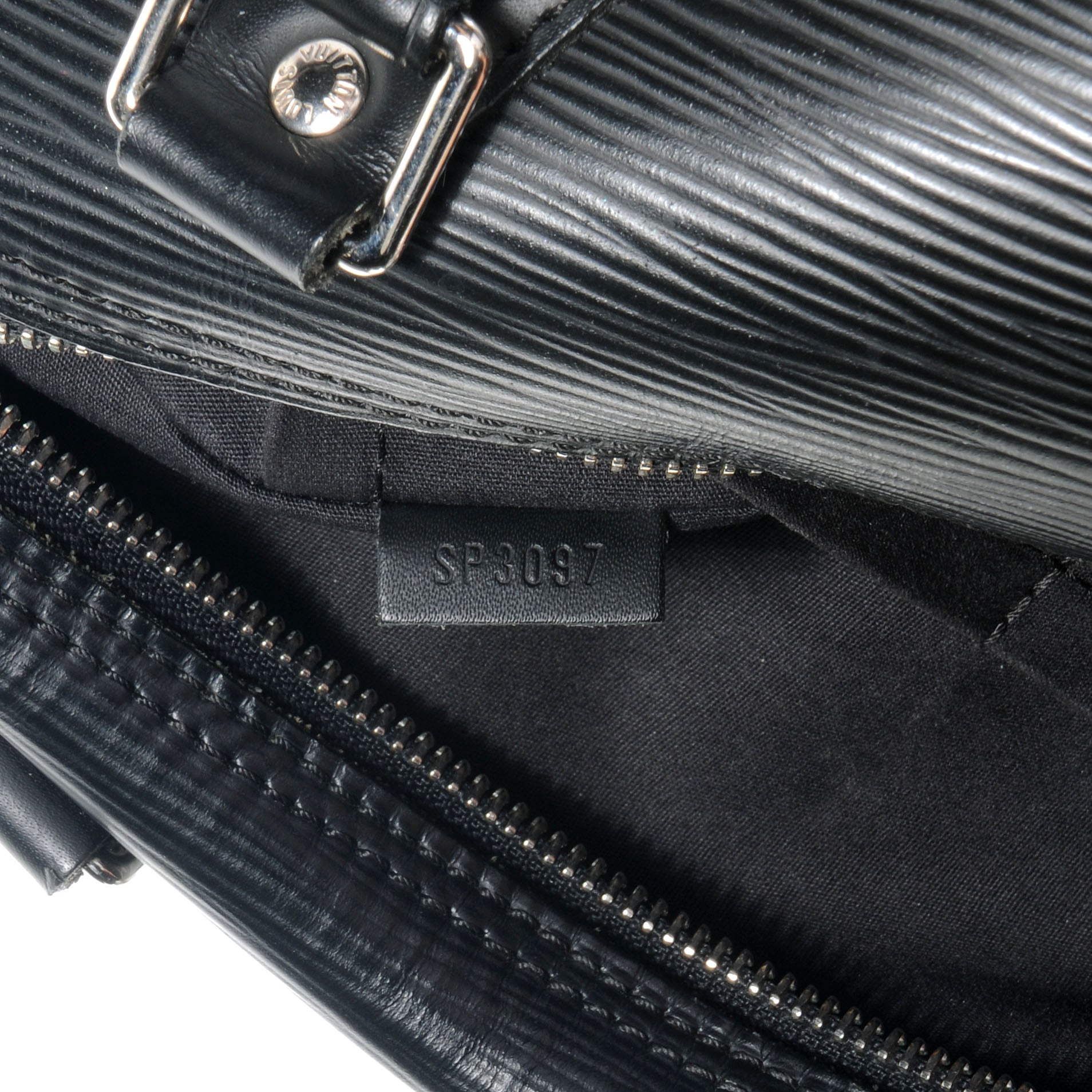 Louis Vuitton Epi Speedy 25 Black 6 of 8