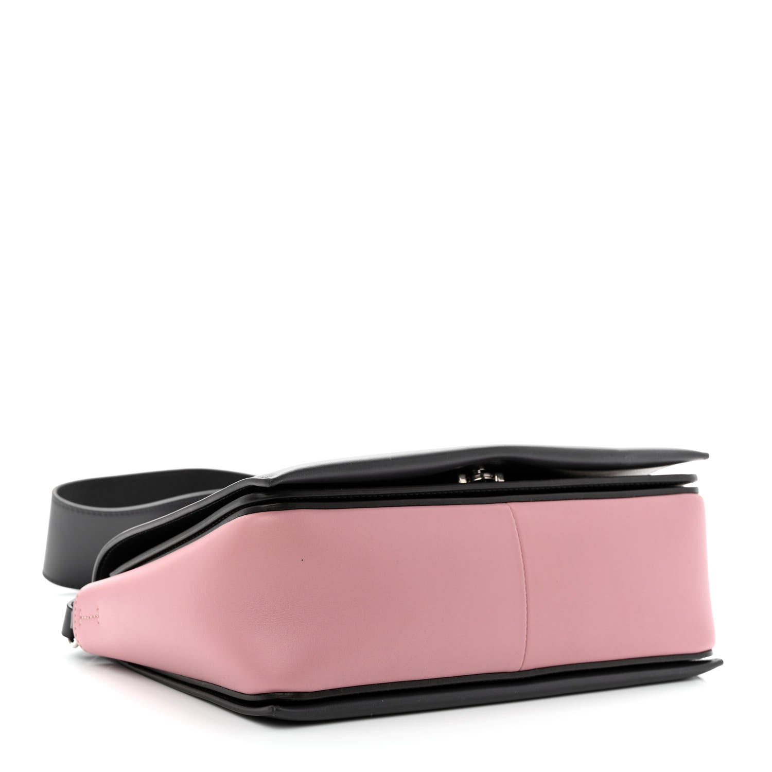 Celine Shiny Smooth Calfskin Medium Frame Shoulder Bag Liquorice Antique Rose 4 of 9