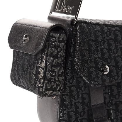 Christian Dior Metallic Monogram Street Chic Shoulder Bag Black 10 of 13