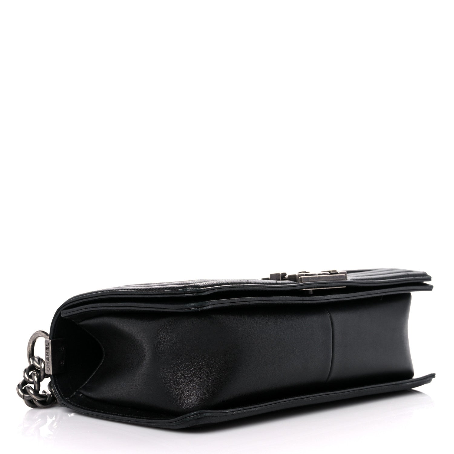 Chanel Lambskin Quilted Medium Boy Flap Black 4 of 18