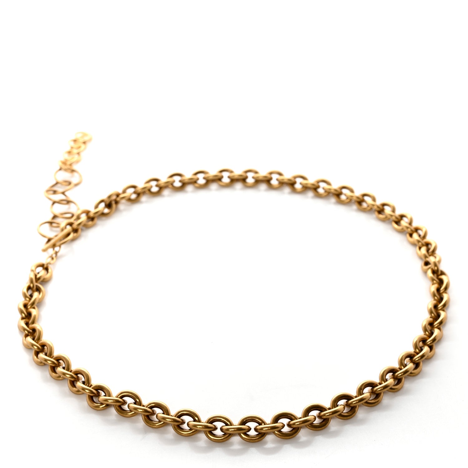 Saint Laurent Maillon Chain Belt Light Bronze 2 of 3