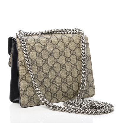 Gucci GG Supreme Monogram Mini Dionysus Shoulder Bag Black 3 of 14