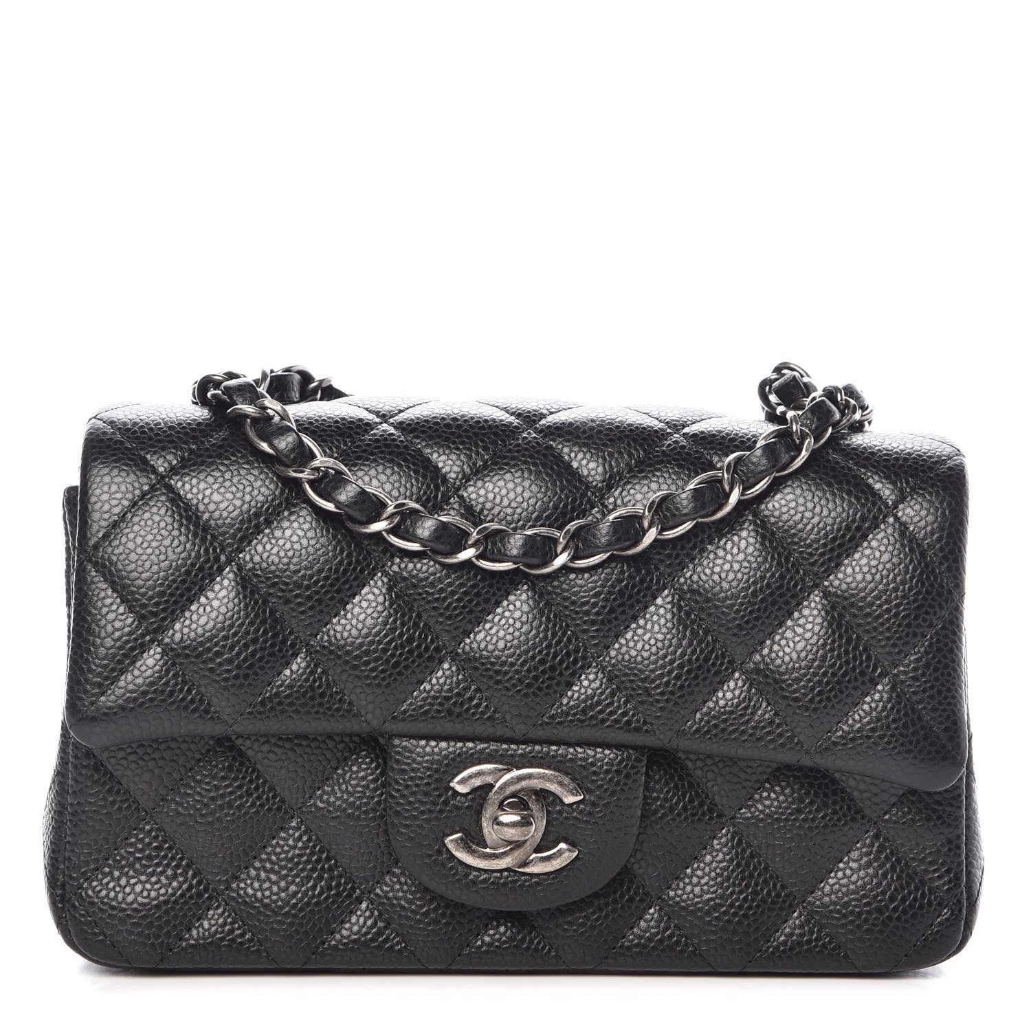 Chanel Caviar Quilted Mini Rectangular Flap Black 1 of 9