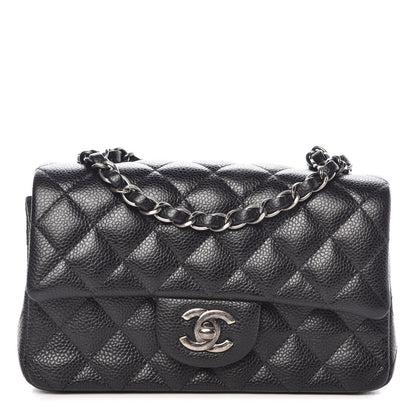 Chanel Caviar Quilted Mini Rectangular Flap Black 1 of 9