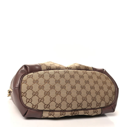 Gucci Monogram Medium Sukey Top Handle Dark Brown 4 of 10